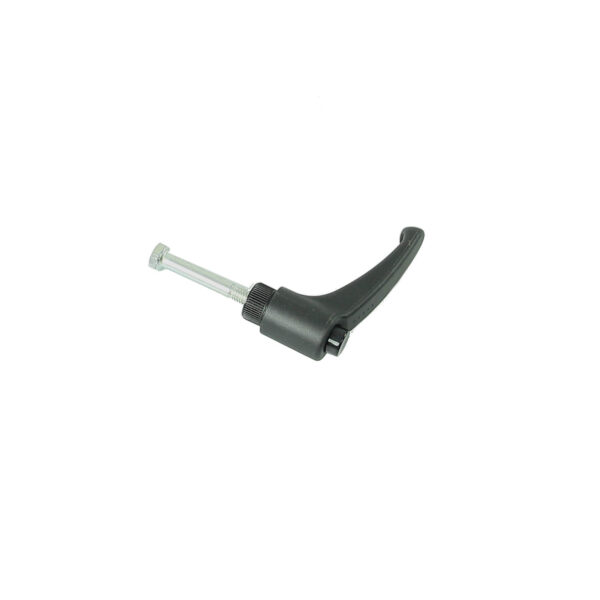 Adjustable handle with screw.