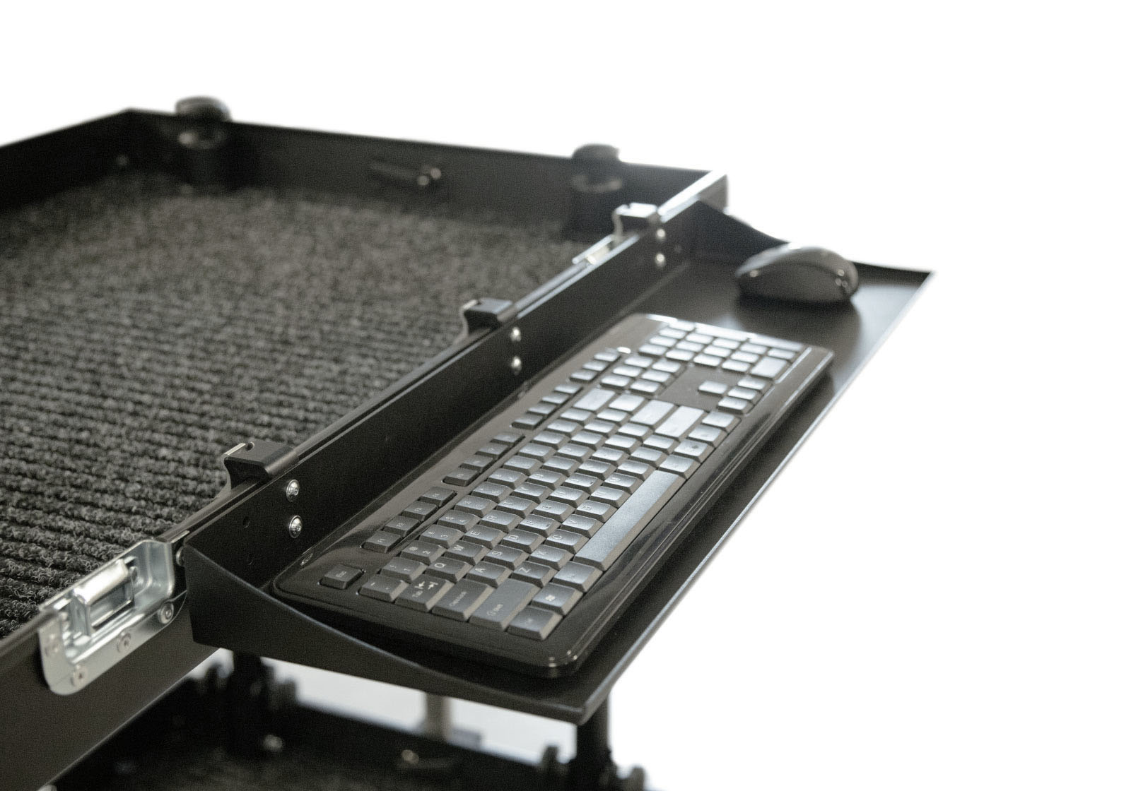 Keyboard shelf with 3x quick clamps - Image 3