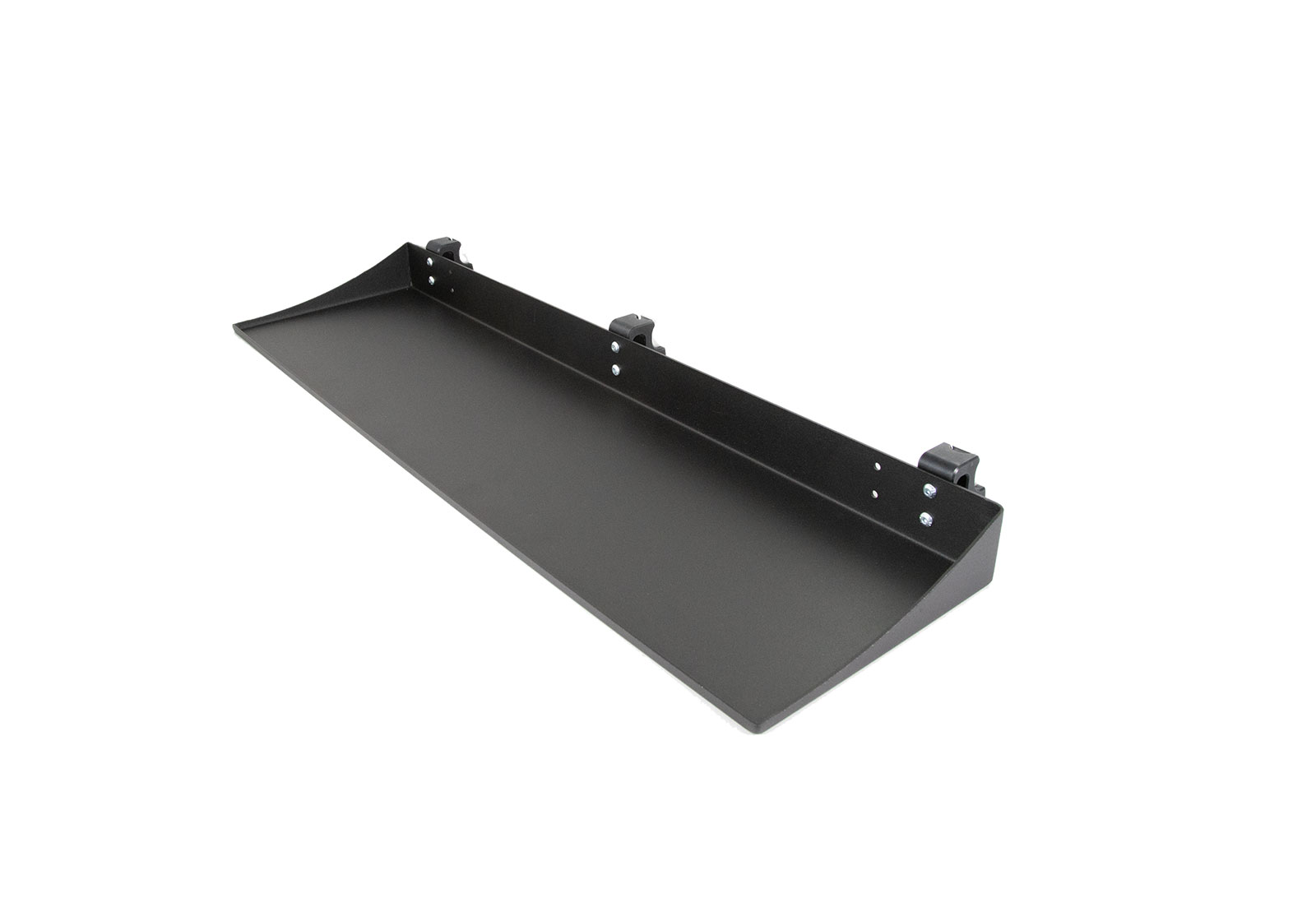 Keyboard shelf with 3x quick clamps